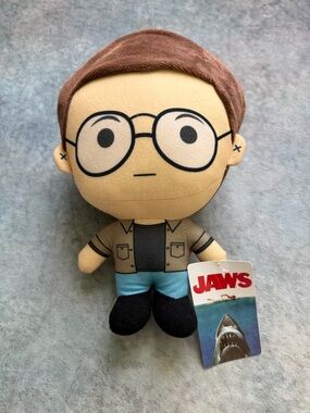 Jaws The Movie Kawaii Martin Brody Plush Character Toy - Beige/Brown/Blue